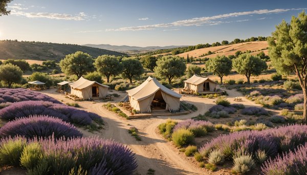 Quels sont les attraits touristiques du camping écologique à Uzès ?