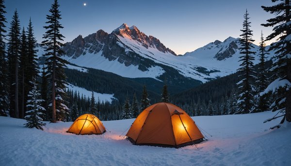 Camping à la montagne en hiver : guide complet pour une aventure inoubliable
